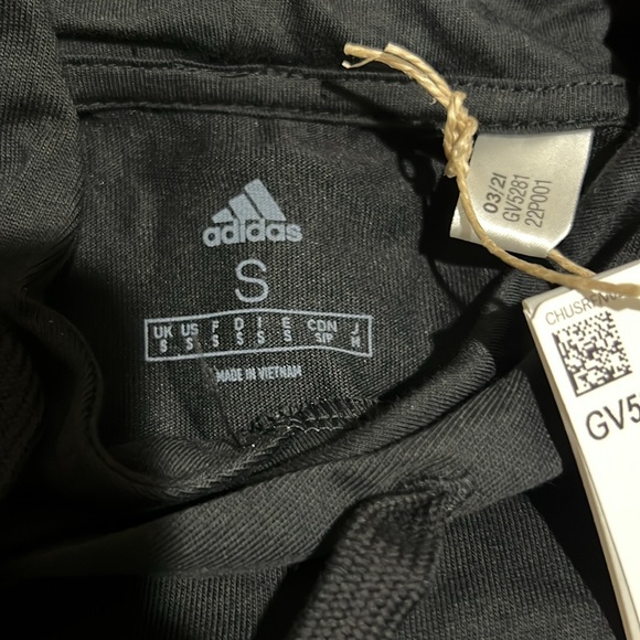 adidas Men's Essentials Logo Hoodie Legacy size small - Picture 3 of 4